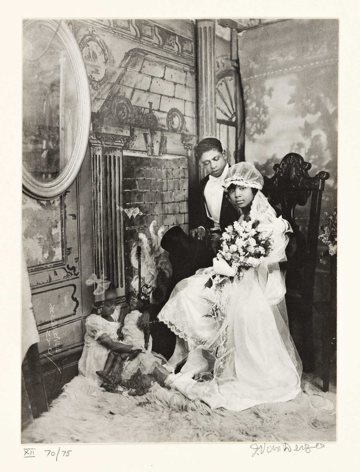 JAMES VANDERZEE (1886 - 1983) Wedding Day, Harlem.